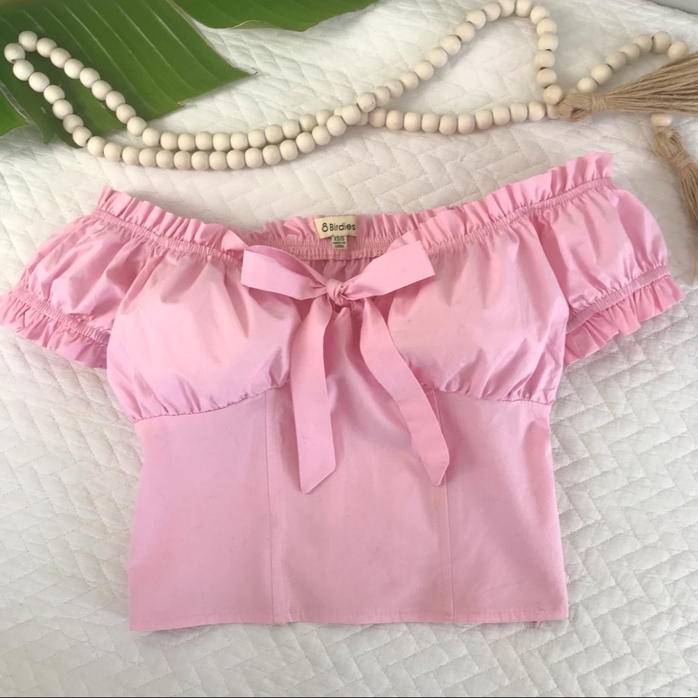 Verge Girl Pink Bustier Top XS/S